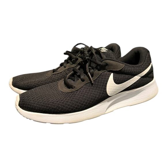 Nike Other - Nike Tanjun Men's Size 11.5 Running Sneakers Black White 812654011 Athletic